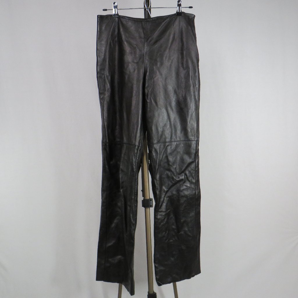 Alberto Makali Black Leather Pants